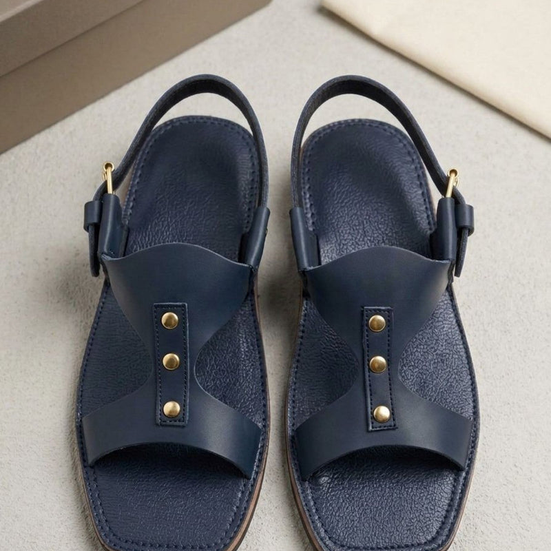 Ocean Breeze Premium Comfort Sandal – Navy Blue