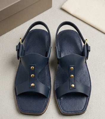 Ocean Breeze Premium Comfort Sandal – Navy Blue