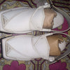 Arctic White Signature Peshawari Chappal